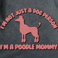 thumbnail image 3 of CafePress - Poodle Mommy Women's Classic T Shirt - Women's Traditional Fit Dark T-Shirt, 3 of 4