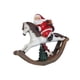 thumbnail image 5 of Escultura de resina de Papá Noel para decoración navideña, regalo de Año Nuevo y fiesta. Montar a caballo, 5 of 9