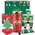 thumbnail image 1 of Set de regalo navideño para spa YUEONEWIN con cremas de manos y vaso, 1 of 7