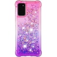 thumbnail image 2 of Compatible with Samsung Galaxy S20 Case Girls Women Liquid Glitter Heavy Duty Shockproof Back Cover Soft TPU Bumper Silicone Slim Protective Cover for Samsung Galaxy S20 Gradient Pink, 2 of 12