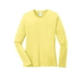 thumbnail image 5 of Port & Company Tshirt LPC54LS Ladies' Long Sleeve 5.4-oz 100% Cotton T-Shirt, 5 of 6