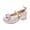 Pink, variant on G-i-r-l-s Sparkly Dress Shoes, Rhinestone Mary Jane Flats for T-o-d-d-l-e-r & L-i-t-t-l-e K-i-d-s, Formal Wedding Party Princess Shoes