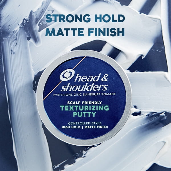 Head and Shoulders Mens Dandruff Texturizing Putty, High Hold, 3 oz