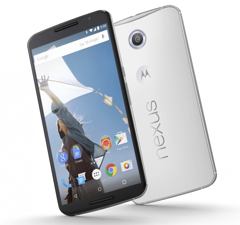 Motorola Nexus 6 Xt1103 32gb Cloud White Verizon And Gsm Unlocked Refurbished Walmart Com Walmart Com