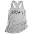 thumbnail image 1 of Love Nurse Tank Top, Ladies Racerback Tank, Nurse Tank, Nurse Appreciation Tank RN Tank Practitioner Tank, Silver Gray, Small, 1 of 3