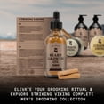 thumbnail image 3 of Striking viking beard growth kit derma roller biotin beard oil sandalwood beard care set for men, 3 of 9