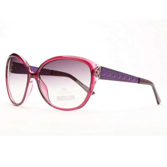 Dasein Oversized Fashion Sunglasses with Quilt-like Texture Design on Side