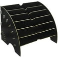 thumbnail image 3 of File Organizer, Wooden File Sorter Desk Paper Filing Storage for A4 Paper, Magazine and Document(36.5 * 28 * 28cm,Black), 3 of 5