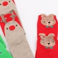 thumbnail image 4 of 6 Pairs Womens Cute Christmas Patterned Socks Colorful Funny Casual Cotton Novelty Crew Socks Christmas, 4 of 9