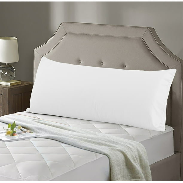 Evolive 300TC 100 Cotton Body Pillow Cover with Zipper Closure(21"X54