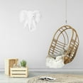 thumbnail image 2 of 2 Count Animal Pendant Wall Amounted Decorative Deer Head White, 2 of 8