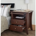 thumbnail image 5 of Copper Grove Ettrick Transitional Vintage Walnut Wood 2-Drawer Nightstand by, 5 of 5