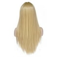thumbnail image 2 of SUCS Women's Fashion Wig Gold Synthetic Hair Long Wigs Wave Curly Wig, 2 of 3