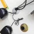 thumbnail image 5 of 2-pack desk cable grommets 60 mm metal cable holes, round hole covers for organizing desk cables (bronze), 5 of 5