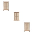 thumbnail image 4 of Vogacara Mini vitrina para casa, casilleros de de doble puerta DIY en miniatura, accesorio de muebles Retro de microescena, sala de estar de color Type1 NO1 Vogacara CBP481101, 4 of 6