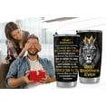 thumbnail image 3 of Brother Birthday Gifts, Best Brother Ever Gift Idea from Sister, 20oz Stainless Steel Tumbler for Men, Bro Travel Mug, 3 of 6