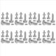 thumbnail image 1 of 32 Piezas Pasadores de LiberacióN Rápida del Manejar, Pasador de Bloqueo de LiberacióN Rápida, ÉMbolo de Resorte Retráctil, Kit de Bloqueo M6 para Caja de Herramientas Rodante, 1 of 7