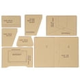 thumbnail image 1 of Plantilla De Monedero, Plantilla De Pasaporte De Plantilla De Monedero De Acrílico Transparente Ultra Responsiva, 1 of 12