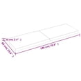 thumbnail image 2 of vidaXL Table Top Light Brown 180x60x(2-6)cm Treated Solid Wood Live Edge, 2 of 7