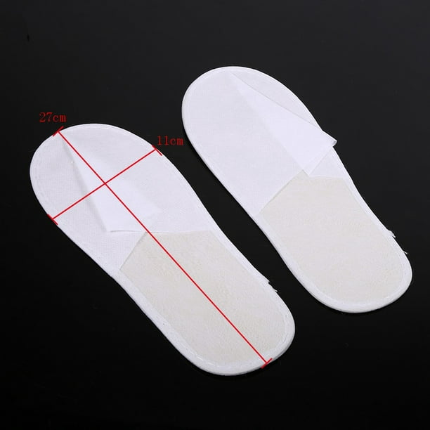 Yosoo 10 Pairs/Lot Disposable Guest Slippers Travel Hotel Slippers