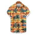 thumbnail image 4 of ZRGHAOYLQ Mens Hawaiian Shirts Slim Fit Button Down Dress Shirt Plus Size Short Sleeve Tshirts Summer Tropical Beach Vacation Shirts Fashion Palm Tree Print T Shirts, 4 of 6