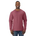 thumbnail image 1 of Jerzees Mens DRI-POWER Active Long Sleeve Crew T-Shirt, S, Vintage Heather Red, 1 of 1