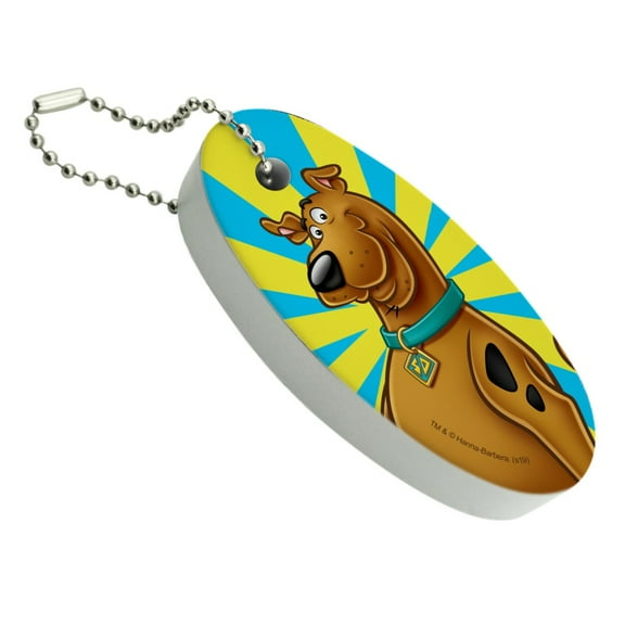 Scooby-Doo Character Floating Keychain Oval Foam Fishing Boat Buoy Key Float