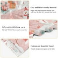 thumbnail image 5 of FORMRS Womens Scarf Winter Soft Long Big Warm Shawls Wrap Tassel Scarves, Pink Christmas Snowman, 5 of 9