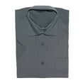 thumbnail image 1 of Gravity Threads Chemise Habillée pour Homme à Manches Courtes, m Charbon, 1 of 1