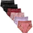 thumbnail image 7 of LANFENG Women Lace High Waist 6 Pack Stretch Control Full Coverage Panties Available in Sizes S to 4XL Trendy and Comfortable, 7 of 7