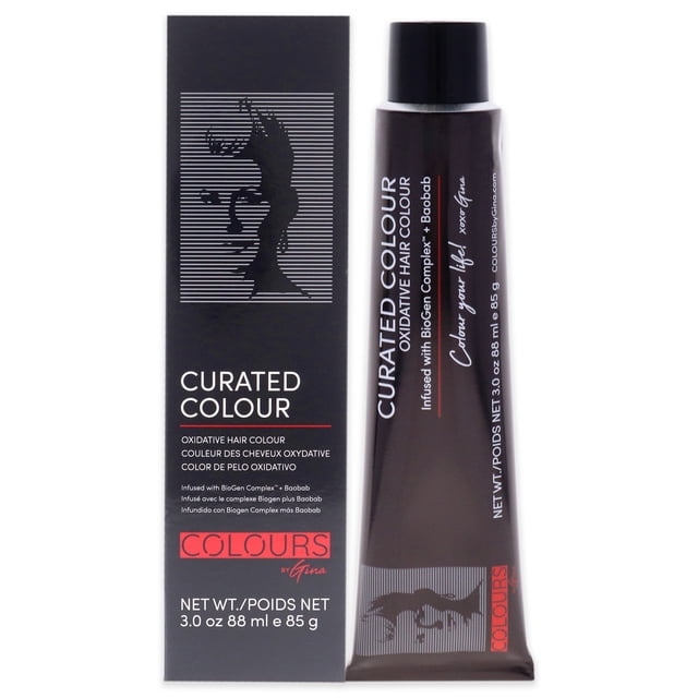 Tinte para cabello Curated Colour - 0.66-RR Pure Red Mixer de Colours By Gina para unisex - Tinte para cabello de 3 oz