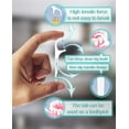 thumbnail image 3 of Travel Dental Floss Sticks, 2 boxes of dental floss sticks, portable dental floss stick case, refillable dental floss sticks, high toughness adult dental toothpicks, 380 professional clean, 3 of 4