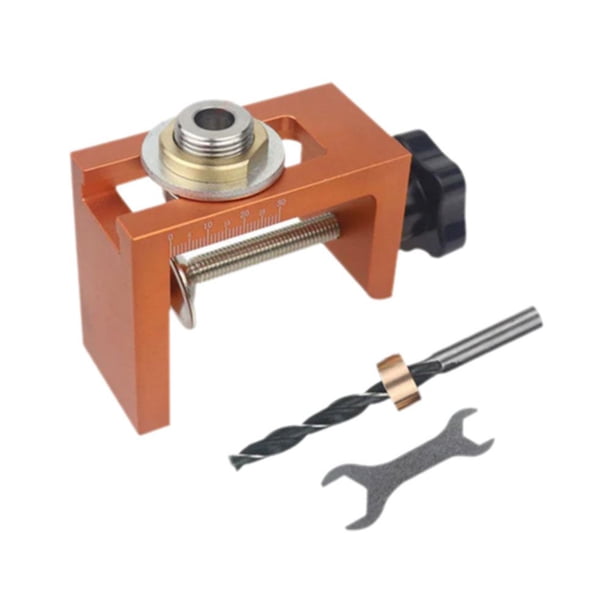 LUVCLS Juego de brocas y abrazaderas de posicionamiento vertical para gabinete