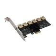 thumbnail image 1 of Tarjeta vertical PCI-E 1 a 6 Hub multiplicador USB 3.0 Tarjeta de expansión de minería BTC, 1 of 6