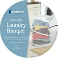 thumbnail image 5 of Whitmor Collapsible Mesh Laundry Hamper with Handles, White, for  Adult or Teen Use, 5 of 7