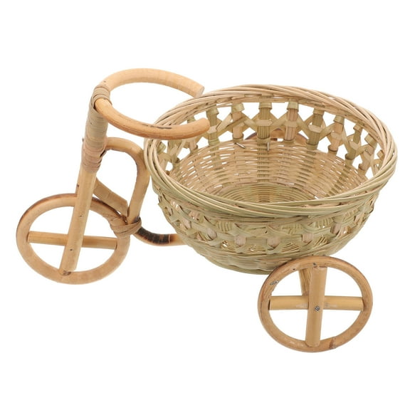 MLINS Bamboo Storage Basket for Home Decor Lightweight and Elegant Design Great for Clothes or Toys 1