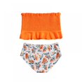 thumbnail image 2 of OUSITAID Girl‘s Bikini Set Crop Flounce Two Piece Swimsuits Kids Haler Bathing Suits, 2 of 11