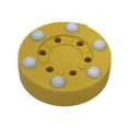thumbnail image 4 of Luwecf Roller Hockey Puck Smooth Portable Ice Hockey Puck for Game Outdoor Training Yellow, 4 of 9