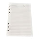 thumbnail image 1 of Papel de relleno de hojas sueltas A5 de 80 páginas, papel de repuesto para cuaderno de espiral de 6 agujeros para hombres y mujeres, 1 of 7