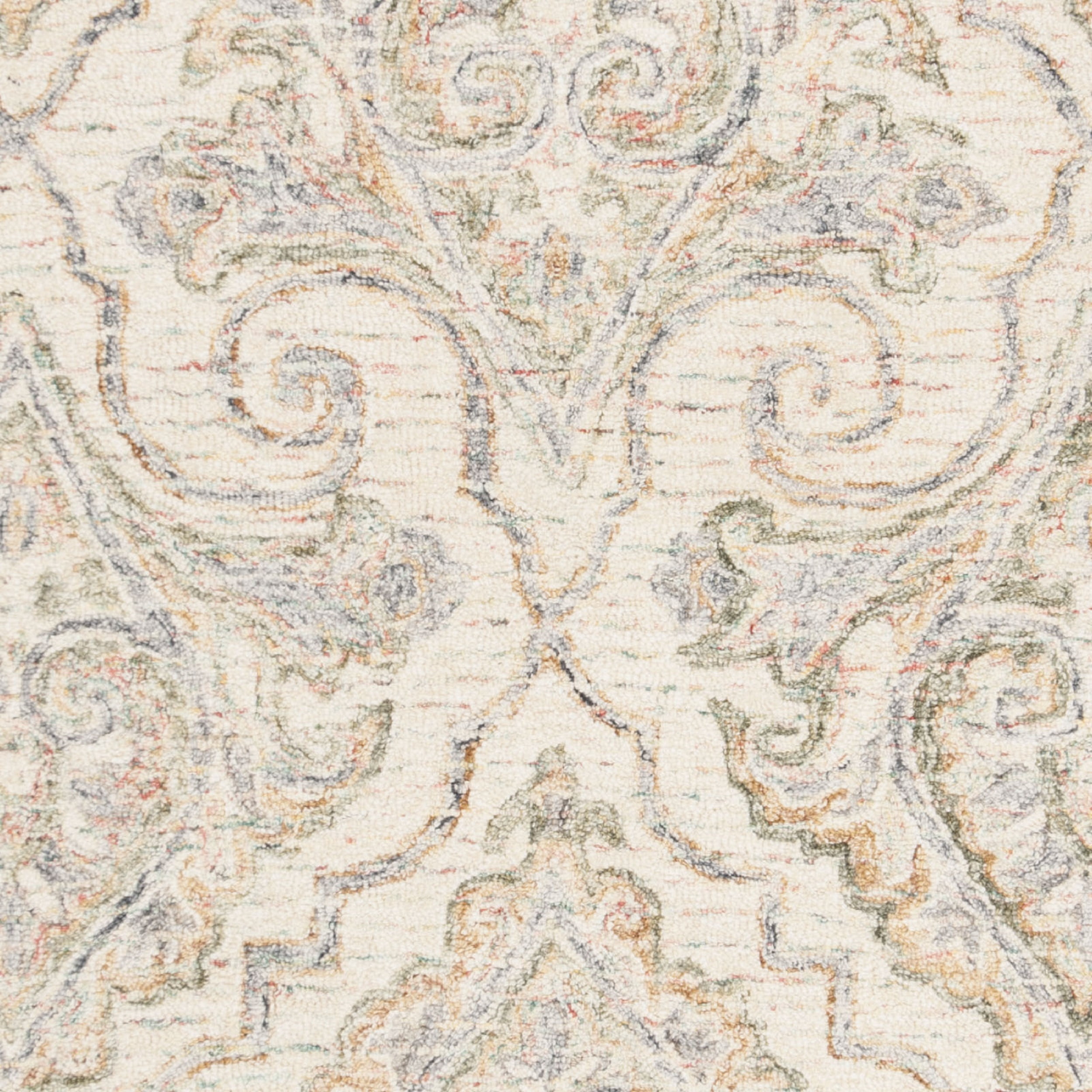 SAFAVIEH Aubusson AUB103A Handmade Ivory /Green Rug