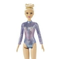 thumbnail image 4 of Barbie Rhythmic Gymnast Fashion Doll Dressed in Shimmery Leotard with Blonde Hair & Brown Eyes, 4 of 8