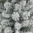 thumbnail image 5 of Northlight 6' Flocked North River Pine Pencil Artificial Christmas Tree, Unlit, 5 of 7