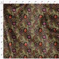 thumbnail image 4 of Soimoi Yellow Modal Satin Fabric Wild Animal Skin Print Sewing Fabric BTY 42 Inch Wide, 4 of 6