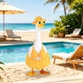 thumbnail image 6 of Bikini Goose Clothing 23 Inch Large Lawns Porch Goose Outfit Outdoor Garden Pool Party Decor Outfit With Accessories, 6 of 6