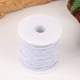 thumbnail image 5 of 100 m en 1 rollo de cuerda elástica blanca para accesorios de joyería DIY, hebras sintéticas resistentes al desgaste, cuerda de cuentas para joyería DIY., 5 of 7
