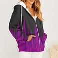 thumbnail image 6 of Usmixi Sweatshirt Coat for Women Winter Hoodies Coat for Women Fashion Flame Print Zip up Drawstring Hooded Sweatshirt Coat Fall Lightweight Plus Size Outerwear Jacket with Pocket Weekly Deals, 6 of 6