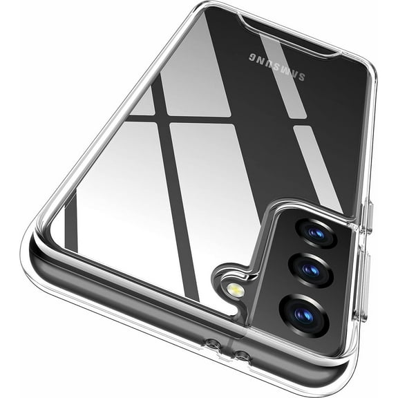 Case for Galaxy S21 Plus Crystal Clear Designed Non-Slip Shockproof Protection Phone Case, Hard PC Back Flexible TPU Slim Fit Light and Durable Cover for Samsung Galaxy S21 Plus 5G