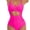 Color 03, variant on Top-kevin Women's One Piece Swimsuits Tummy Control Cutout High Waisted Bathing Suit Wrap Tie Back One Piece Swimsuit
