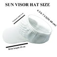 thumbnail image 4 of SkyAuks Sun Hats for Women with Hat Clip, Elastic Knitted Empty Top Sports Hat, Beige, 4 of 9