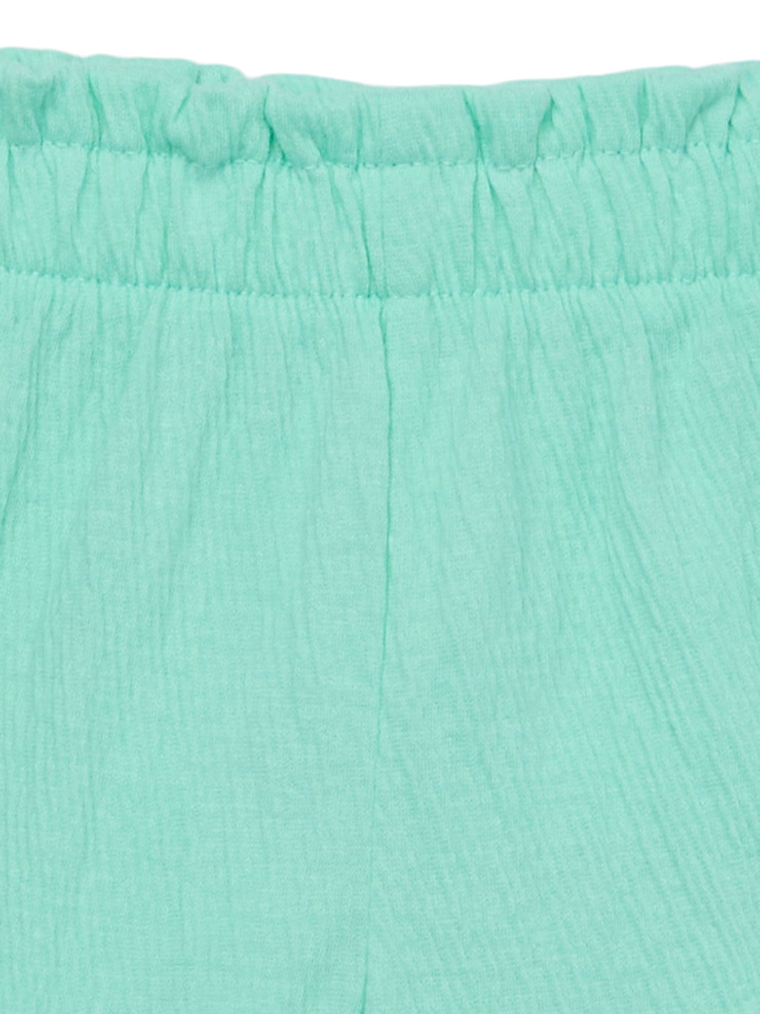 Garanimals Baby Girls Crinkle Jersey Paper Bag Waist Shorts, Sizes 0-24M